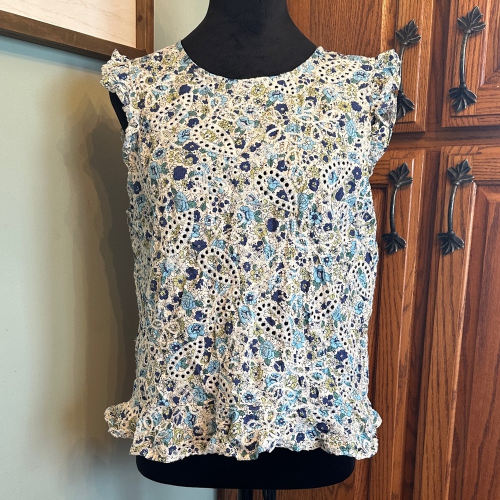 Solitaire Floral Lace Women's Top